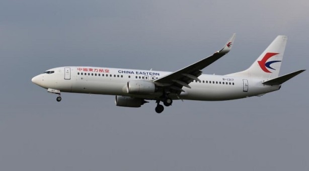 China Eastern Boeing 737-800 B-1318 中国东方航空 with stand InFlight IF738MU1119 scale 1:200