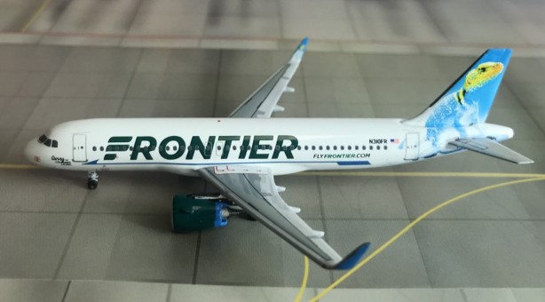 Frontier Airbus A320-NEO Reg#N310FR AC419292 Aero Classics Scale 1:400