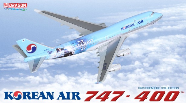 1/400 Korean Air 747-400 ~ HL-7491 "Star Craft"  DRW-56379 