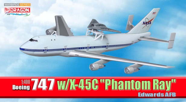 Boeing 747 w/X-45C "Phantom Ray", Edwards AFB (Military)  DRW-56330