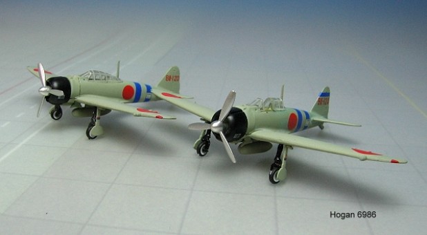JAPAN Zero A6M2B Hiryu Battle Grp 2 Plane Set