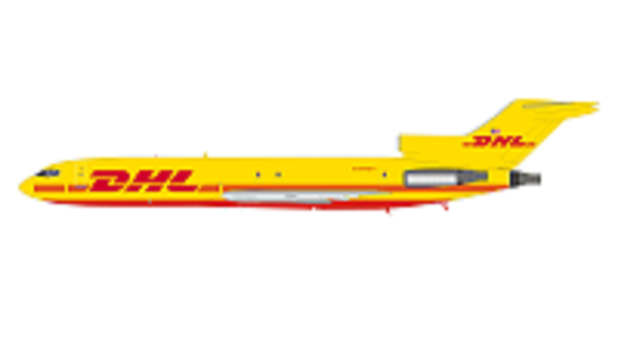 DHL Boeing 727-200 N784DH With Stand InFlight IF722DH1119 scale 1:200