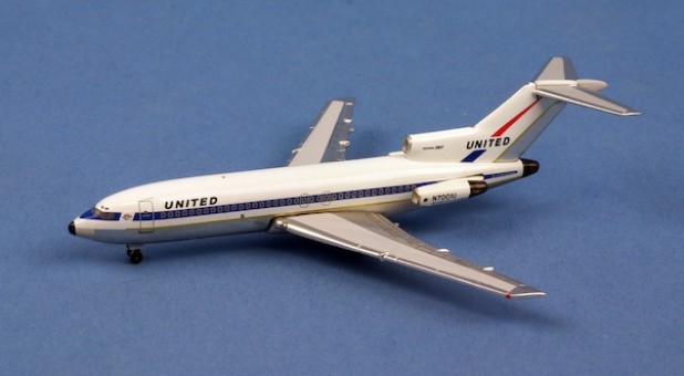 United Airlines Boeing 727-100 N7001U Aero Classics AC419816 scale 1:400