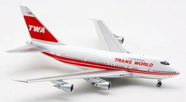 TWA Trans World Airlines Boeing 747SP-31 N57203 with stand InFlight IF747SPTW1221 scale 1:200 