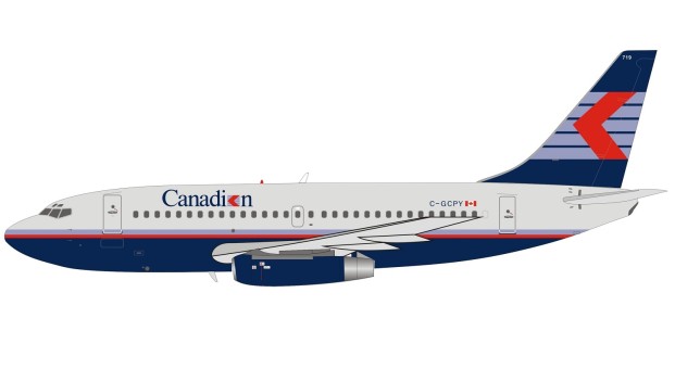 Canadian Airlines Boeing 737-200 C-GCPY InFlight with stand IF732CP1019 scale 1:200