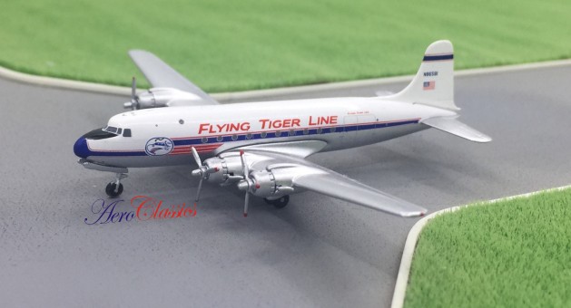 Flying Tiger Line Douglas DC-4 Reg# N86581 Aero Classics Scale 1:400