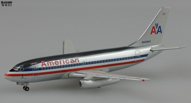 American Airlines 737-200 (Chrome) ezToys - Diecast Models and Collectibles
