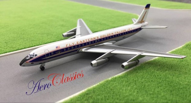 Fly Eastern DC-8-50 "Golden Falcon Jet" Reg# N8602 Aeroclassics Scale 1:400