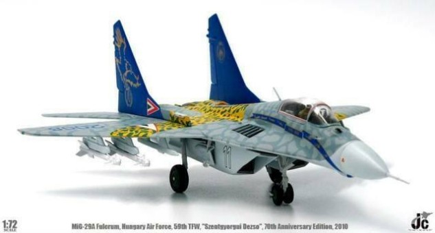MiG-29 Fulcrum-A Hungary Air Force JCW-72-MG29-004 JC Wings scale 1:72