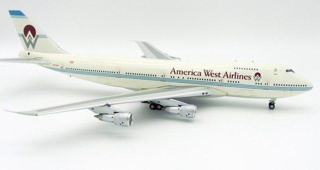 America West Boeing 747-200 N533AW Limited with stand IF747HP001 scale 1-200