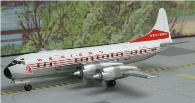Western Airlines Electra L-188 Indian Head 
