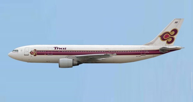 Thai International Airbus A300-600R HS-TAA AeroClassics AC419778 Scale 1:400