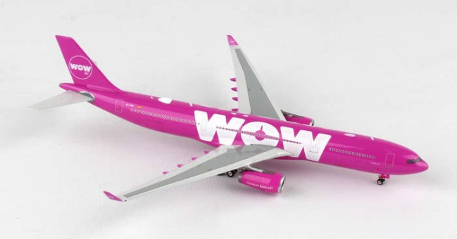 Wow Air Iceland Airbus A330-300 Reg# EC-MIO Phoenix 11297 Scale 1:400