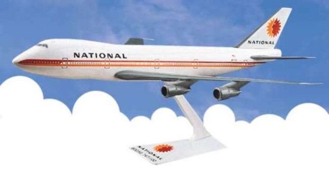 Flight Miniatures National Airlines Boeing B747
