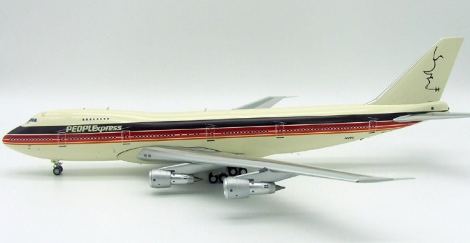 PeoplExpress Bob Hope Boeing 747-200 N605PE With Stand IF742PE001 Scale 1:200 