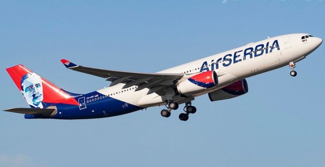 Air Serbia Airbus A330-200 YU-ARC Die-Cast Phoenix 11894 Scale 1:400
