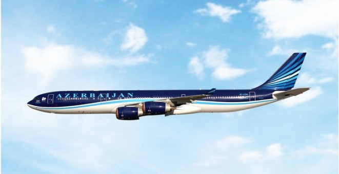 Azerbaijan Airlines Airbus A340-500 Reg: 4K-AZ86 PH412074 Phoenix Models 1:400