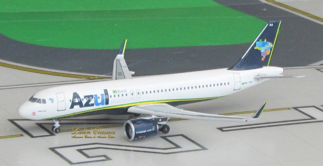 Azul Airbus A320neo PR-YRA "Vida Azul" Brasil Aero Classics Scale 1:400