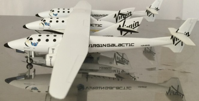 Virgin Galactic White Knight Two Registration N348MS JCWings VG2VGX001 Scale 1:200