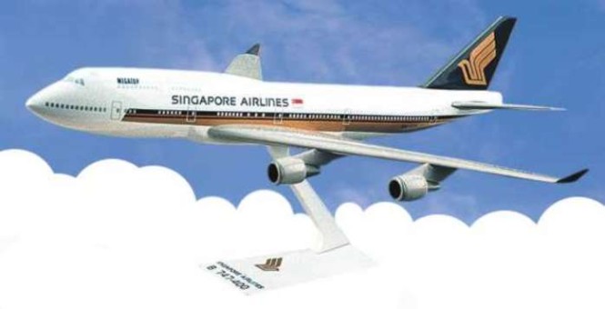 Flight Miniatures Singapore Airlines Boeing B747