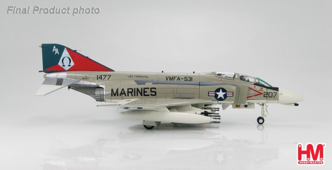 McDonnell Douglas F-4B VMFA-531 USS Forrestal HMS Ark Royal Scale 1/72 HA1962