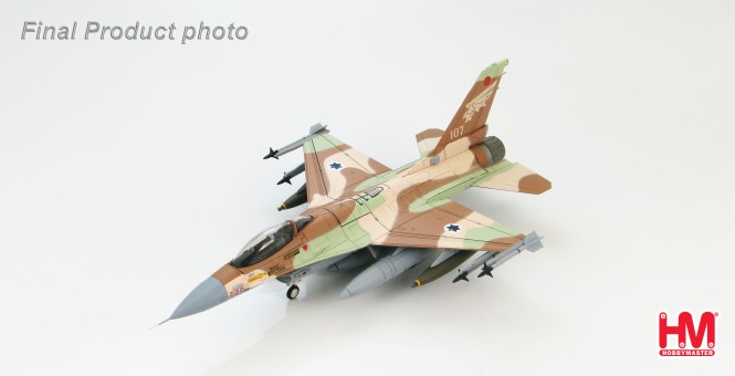 F-16A Netz Diecast Model IDF/AF 117th (1st Jet) Sqn, #107