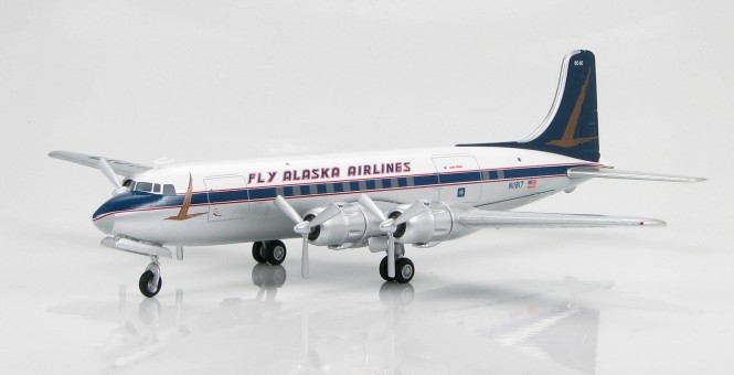 Alaska Airlines Douglas DC-6C   “N11817” HL5008 1:200 Hobby Master