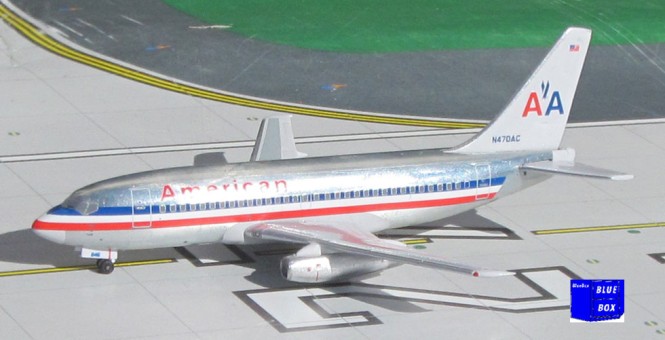 American Airlines Boeing 737-200 Polished Reg# N470AC Scale 1:400 