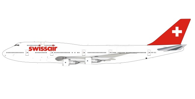 Swissair Boeing 747-300 HB-IGC stand InFlight B-743-SR-12 scale 1:200