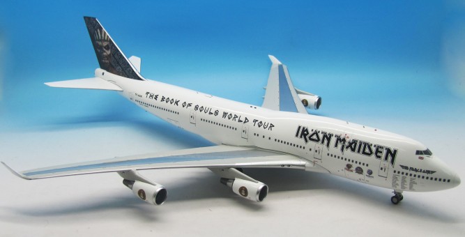 Iron Maiden Tour 2016 747-400 Reg# TF-AAK Piloted by Bruce Dickinson InFlight Exclusive IFIRONMAIDEN747 Scale 1:200