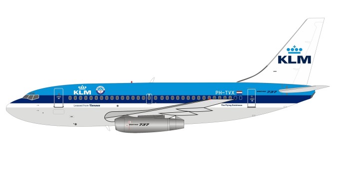 KLM Boeing 737-200 PH-TVX InFlight with stand IF732KL0719 scale 1:200