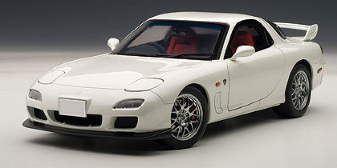 Autoart 1 18 Mazda Rx 7 Fd Spirit R Type A Pure White Eztoys Diecast Models And Collectibles
