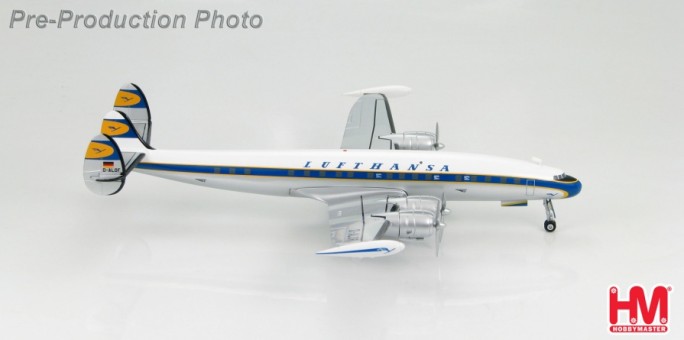 Maquette Western Models CA3A Lockheed L-1049G Super Constellation Lufthansa D-ALEM, White Metal