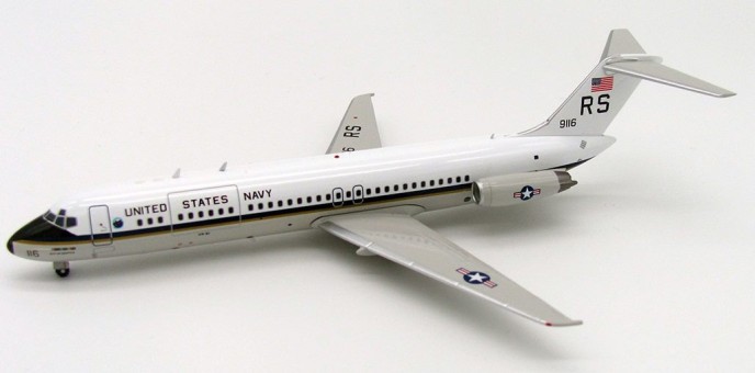 USA Navy C-9B Skytrain II (DC-9-32) Reg 159116 with stand Inflight IFDC930717 Scale 1:200