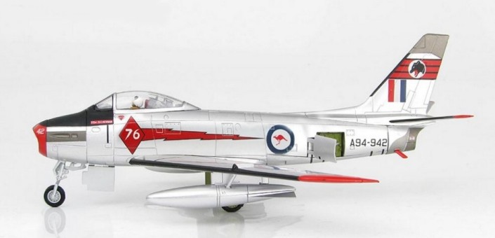 RAAF Sabre Mk. 31, "Red Diamonds Aerobatic Team," Hobby Master HA4316 1:72