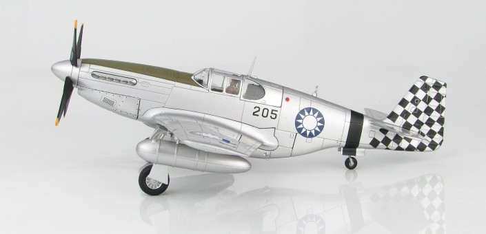 P-51C Mustang Chinese Air Force 205 1945 Hobby Master HA85111 scale 1:48