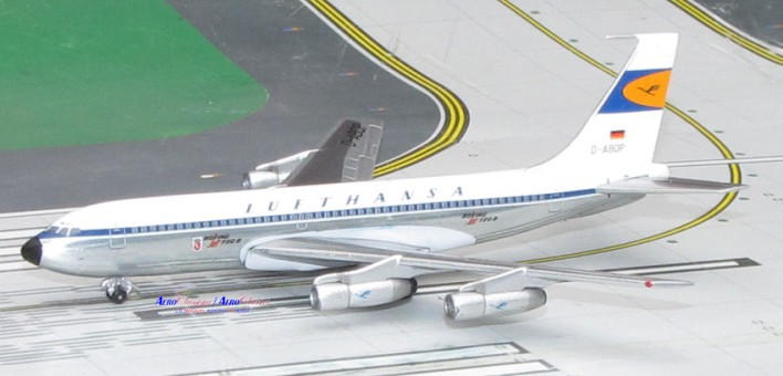Lufthansa Boeing 720 Reg# D-ABOP Polished Crash Aeroclassics Die-cast Scale 1:400 