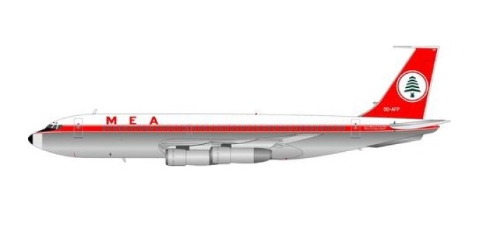 MEA Middle Eastern Boeing 720-023B registration OD-AFP with stand InFlight-Retro Models RM720001