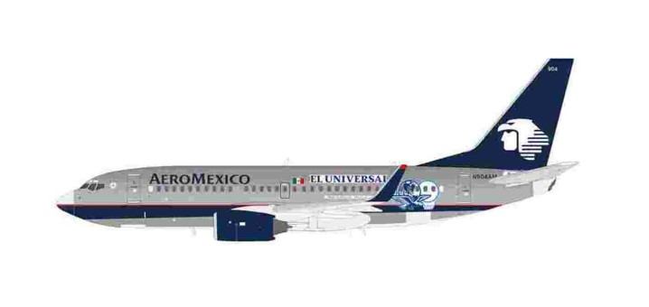 Aeromexico Boeing B737-700 El Universal Reg: N904AM PA62522 Panda Models 1:400