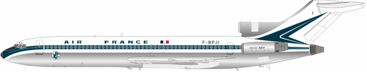 Air France Boeing 727-228 Reg: F-BPJI IF54651 InFlight Models 1:200