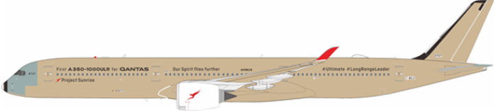 Qantas Airways Airbus A350-1000ULF First Flight F-WULR IF35XQF0726 InFlight Models 1:200