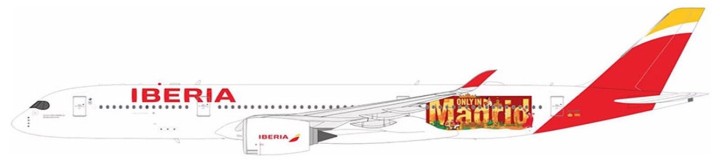 Iberia Airbus A350-941 Only in Madrid Reg: EC-NIG AV4434 Aviation Models 1:400
