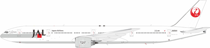 Japan Airlines Boeing 777-346 Reg: JA8941 B-773-JAL-941 80 models B-Models InFlight Models 1:200