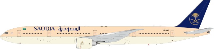 Saudi Arabian Airlines Boeing 777-300/ER HZ-AK27   w/ Stand InFlight IF77730316B Scale 1:200 