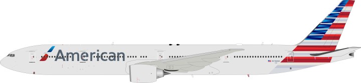 American Airlines Boeing 777-300ER N730AN With Stand ARDLE001 Scale 1:200 