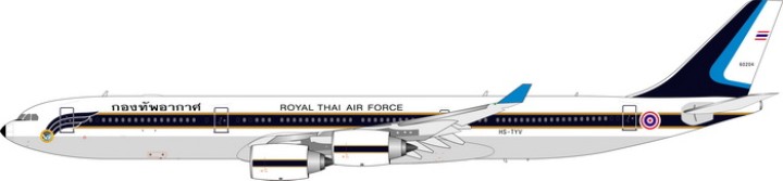 Royal Thai Air Force Airbus A340-500 Reg# HS-TYV Phoenix 11392 Scale 1:400