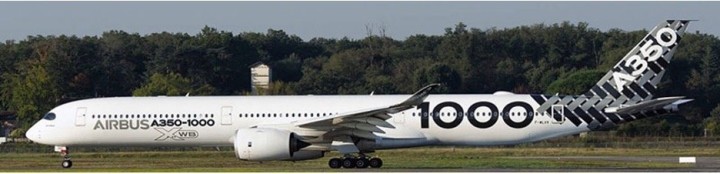 Airbus Industrie Airbus A350-1041 Reg: F-WLXV KJ-A35K-250 InFlight Models 1:200