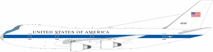 USA - Air Force Boeing E-4A 74-0787 IF742E4A0787 InFlight Models 1:200