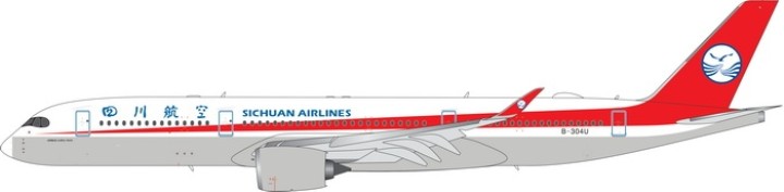 Sichuan Airlines Airbus A350-900 B-304U 四川航空Phoenix 11533 scale 1:400