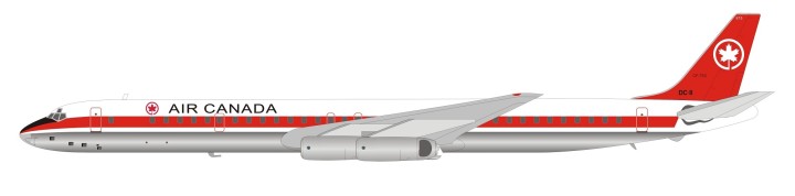 Air Canada McDonnell Douglas DC-8-63 CF-TIS B-Models/InFlight B-863-AC-0119P 1:200 